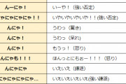 「んにゃ」の鹿児島弁での活用と意味