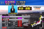 必死の叫びでうったえるNHKアナウンサーの大津波警報に称賛の声が集まる「テレビ消して！あっ、消さなくていいです！もう逃げて下さい！！」