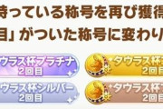 【ウマ娘】称号は「２回目」じゃなくて「２連覇」じゃ駄目だったの？