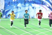 【GIF】中居正広「（アカン…このままじゃ木村が最下位になる…）ああぁぁぁ滑ったぁぁぁぁ！！」