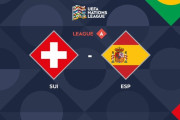 ◆UNL◆2組3節 スイス×スペイン スイス後半に猛攻も1点遠くスペインが初勝利でGL2位