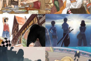 【動画】アニメONE PIECEリメイク、普通過ぎて叩かれる。事前画像の水彩画風はどこいったの？