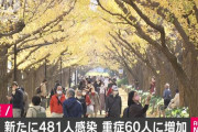 東京都、新たに481人感染　重症者6人増え60人　11月26日