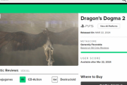 『ドラゴンズドグマ2』メタスコア84スタート現在87！4Gamerとファミ通のゲームプレイレポも公開