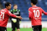 【ブンデスリーガ】原口元気が2ゴール！　室屋成もアシスト記録のハノーファー、3点差追いつきHSVとドロー