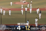【ロッテ対日本ハム8回戦】日本ハムが１２－４でロッテに大勝！中田が２発含む３安打６打点！宮西が３５０ホールド達成！ロッテは連勝４でストップ