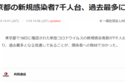 【悲報】東京都の感染者7000人超えで過去最多！AKB48のコンサートがヤバい！