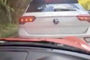 阪奈道路合流でVWに突っ込んでしまったMR-S乗りの車載映像。過失割合10。
