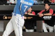 【朗報】日ハム西川遥輝(パワーフォルム)、対外試合3試合連続ホームラン