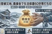 【悲報】石川県民　震災の義援金受領が収入認定され次々と生活保護受給打ち切り「どう再建すれば…」
