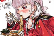 【FGO】ラーメン食べてるナイチンゲール婦長イラスト！！　美味しそうですね！！