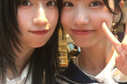 【姉妹】大坪茉乃ちゃんと前田こころさんがカフェデート