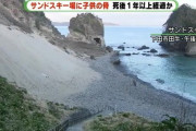 伊豆・下田のサンドスキー場から子供の白骨化した遺体　死後1年以上経過か